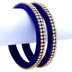 Silk Thread Bangle Kada For Women set of 2
