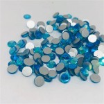Sky Blue  Round Shape Stone For Art & Craft 4mm